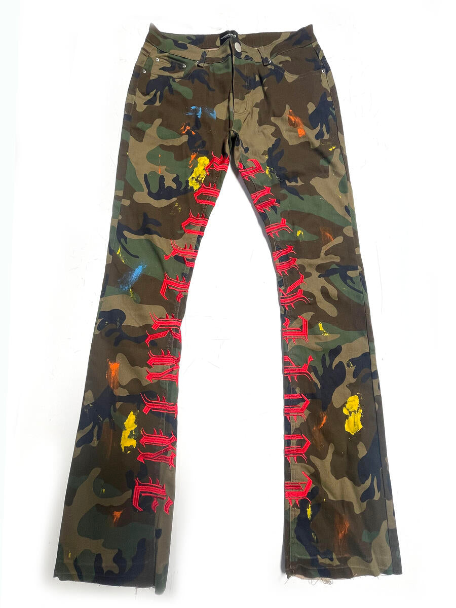 DESERT STACK JEANS CAMO