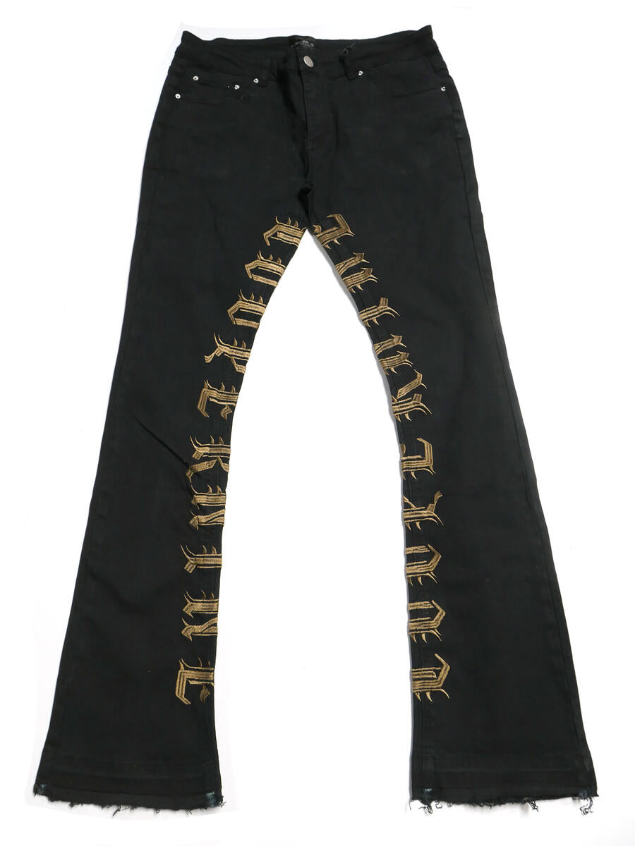 DESERT STACK JEANS BLACK