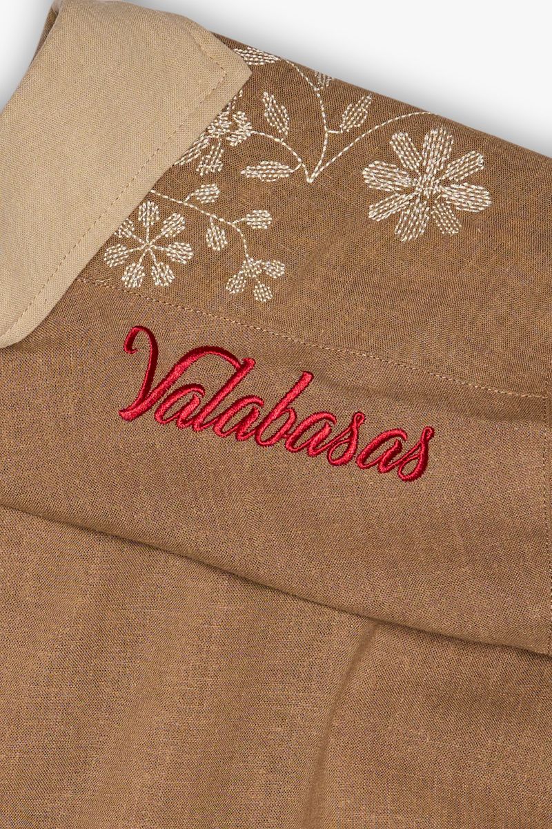 BROWN LINEN MILAN
