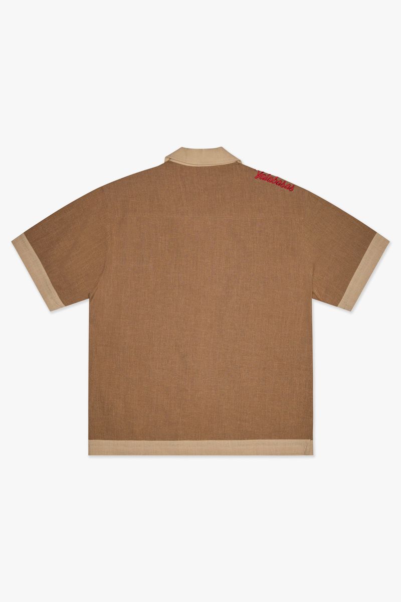 Corso Linen Straight Pants Brown