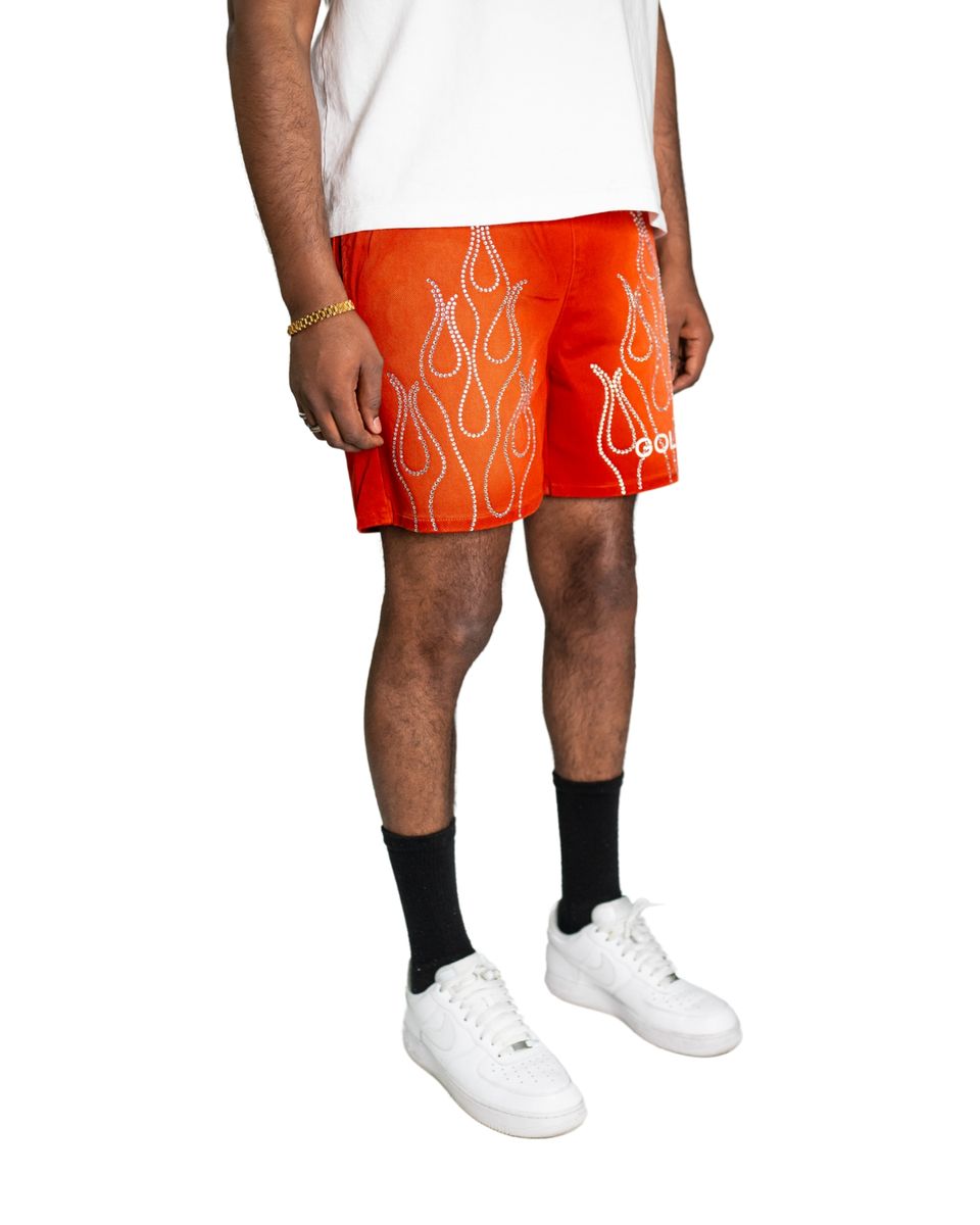 RED ETERNAL FLAME SHORT