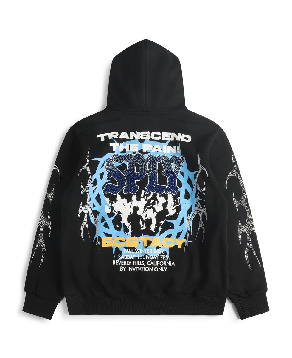 CHAOS HOODY BLACK