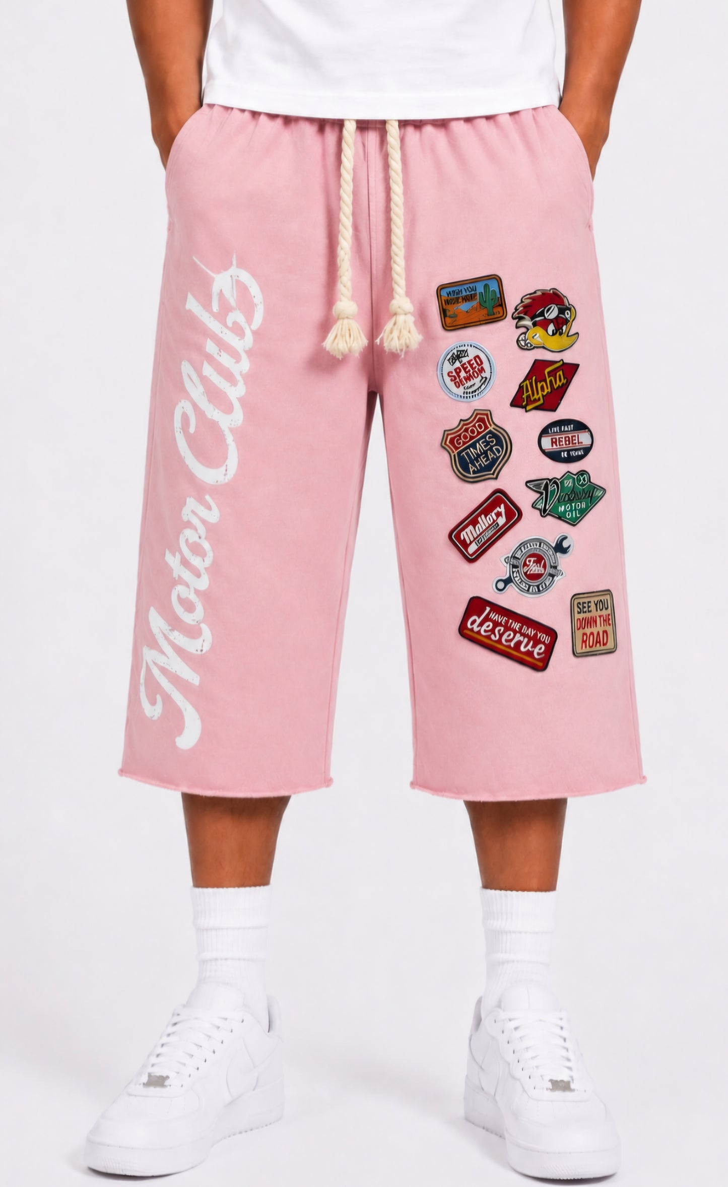 PINK 3/4 fashion shorts