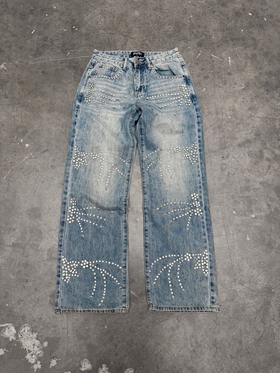 Crystal Cascade Denim