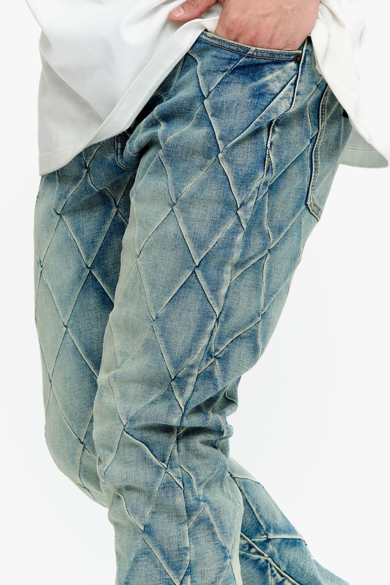 VALABASAS.TIRE LTSTACKED FLARE .VINTAGE BLUE