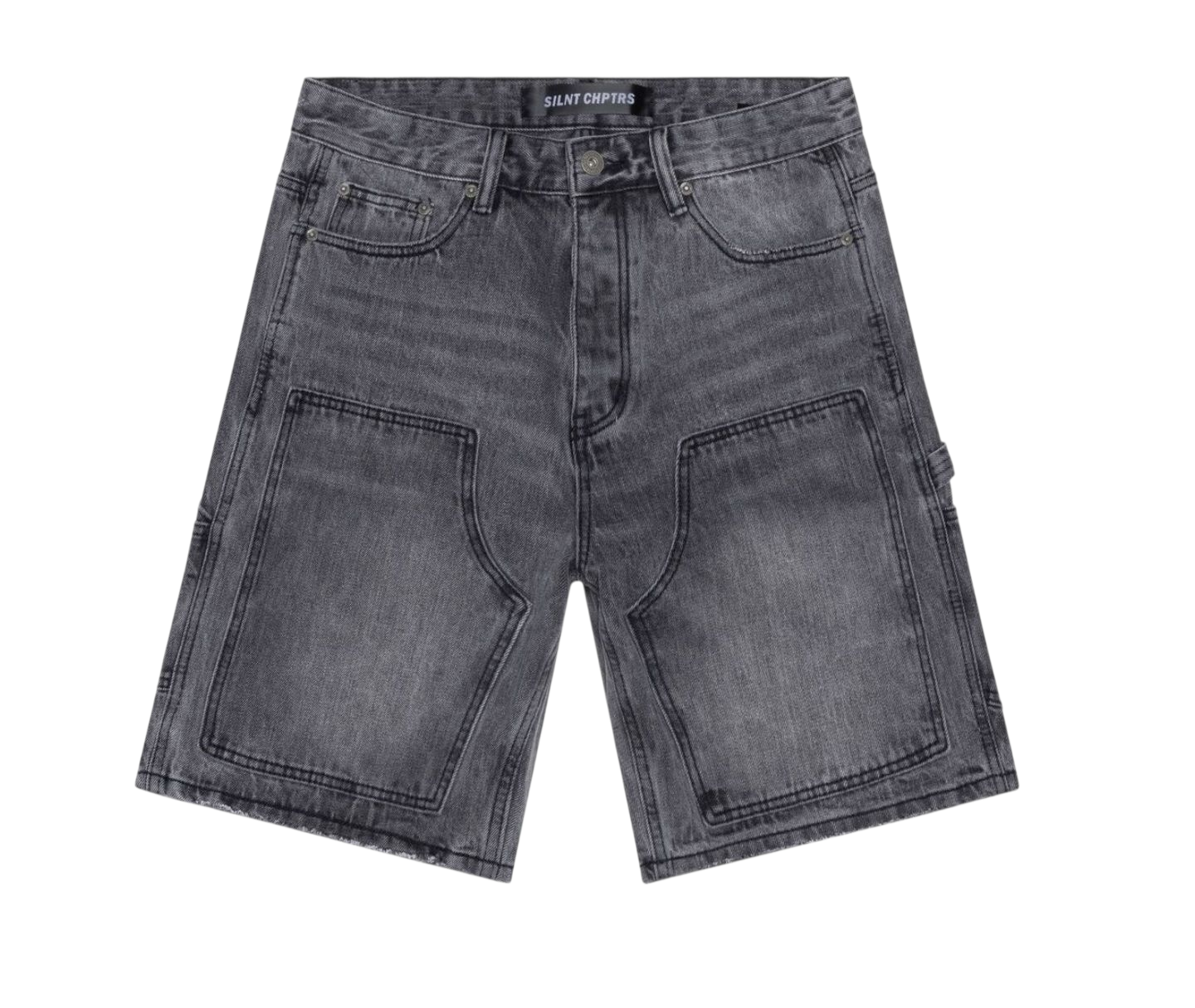 VINTAGE GREY DENIM SHORT