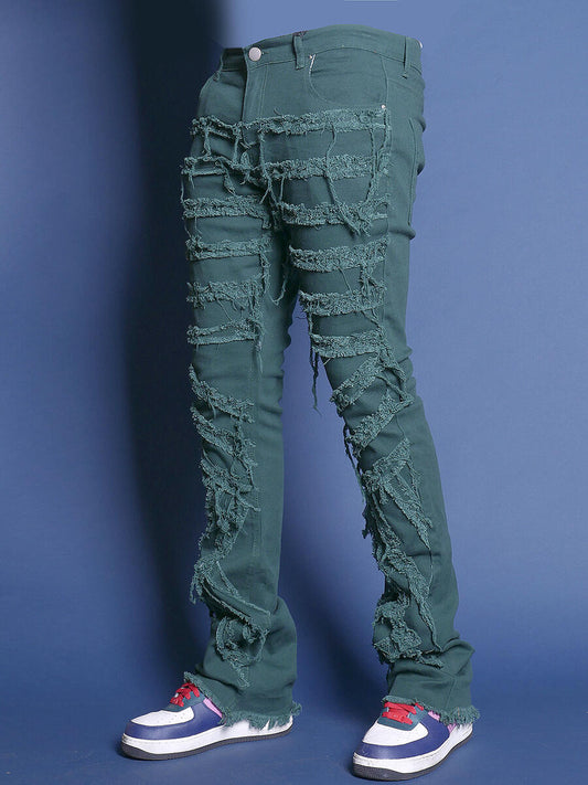 UNION STACK JEANS GREEN