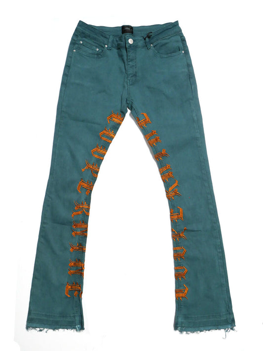DESERT STACK JEANS GREEN