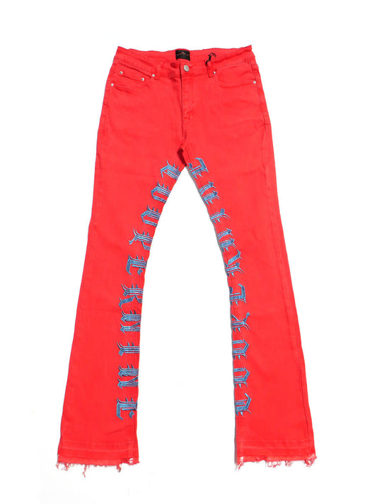 DESERT STACK JEANS RED