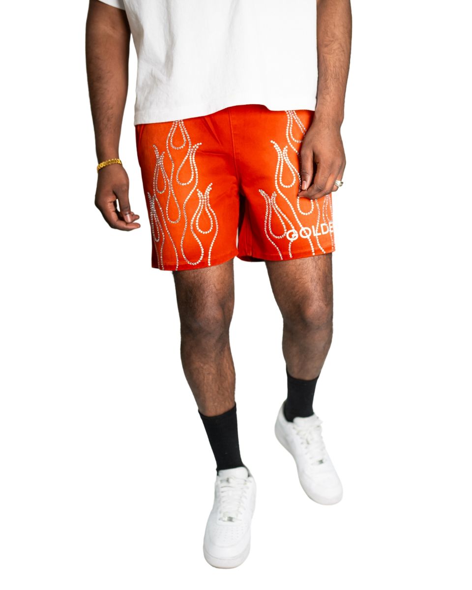 RED ETERNAL FLAME SHORT