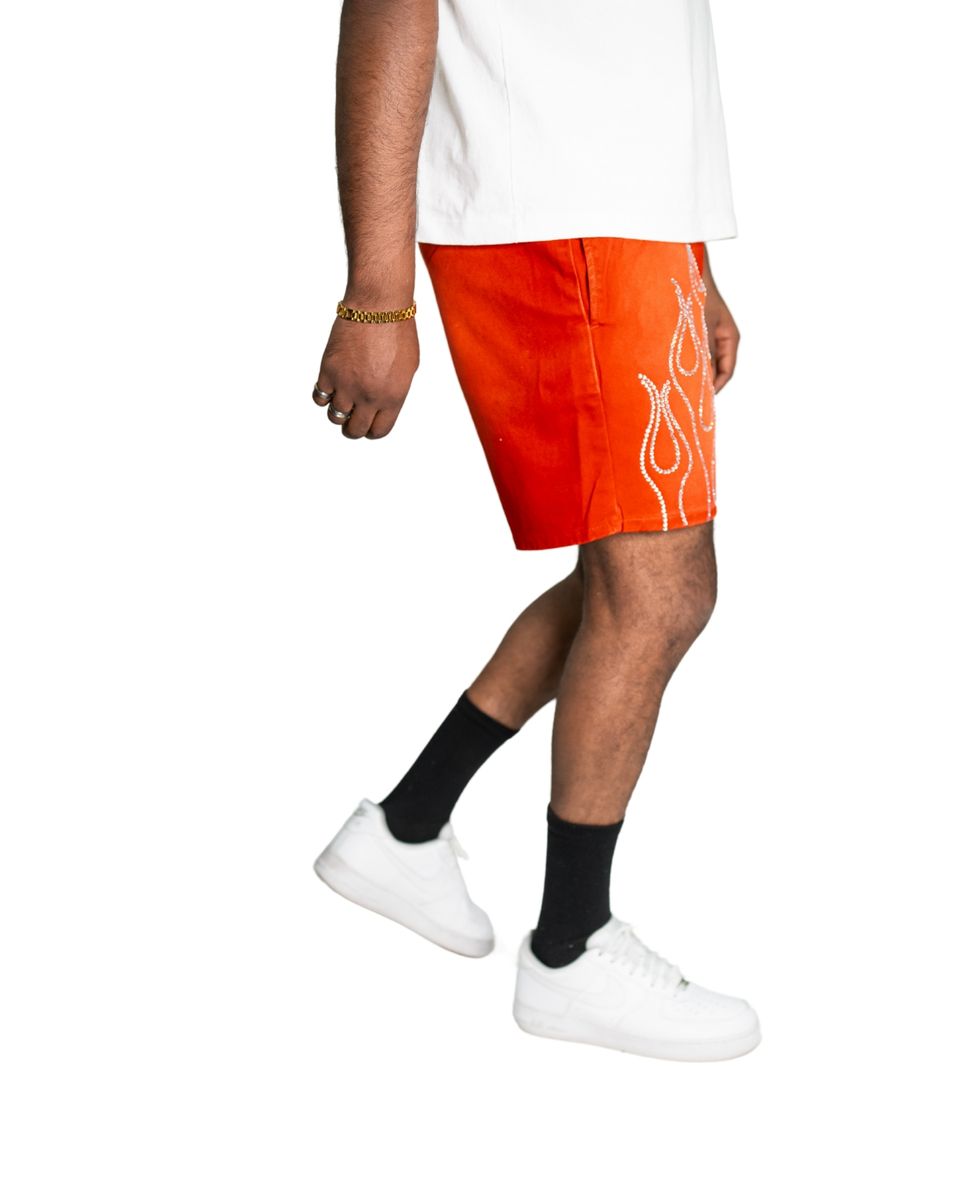 RED ETERNAL FLAME SHORT