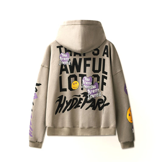 Awful Lot of Hyde Park Hoodie LIGHT BROWN