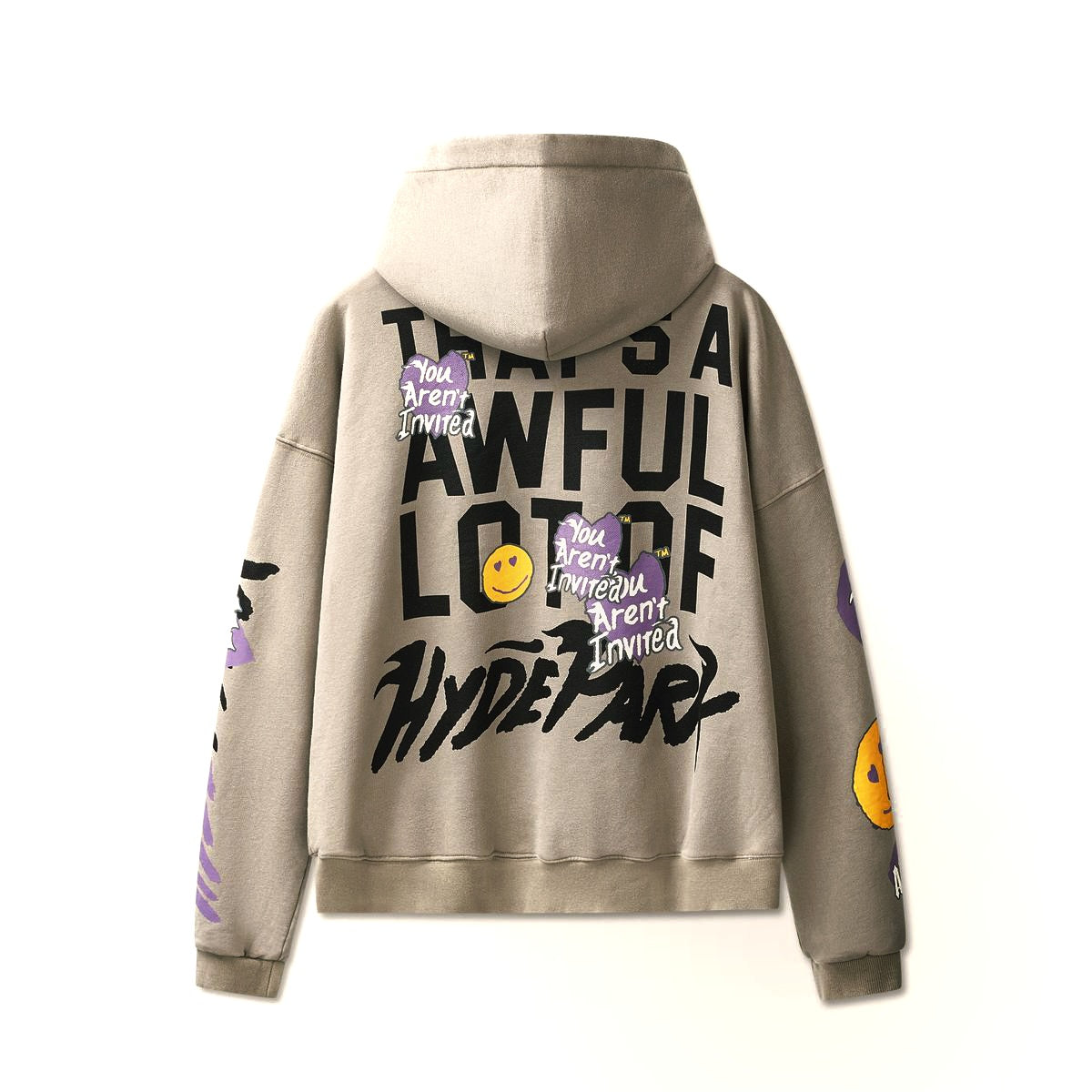Awful Lot of Hyde Park Hoodie LIGHT BROWN