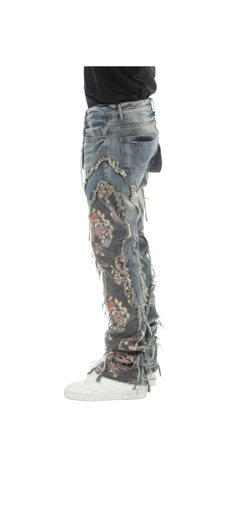 BLUE DENIM TAPESTRY STACK