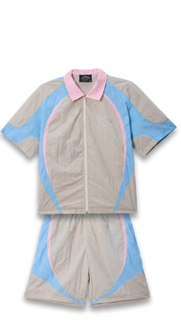 GREY NYLON REFLECTIVE SET