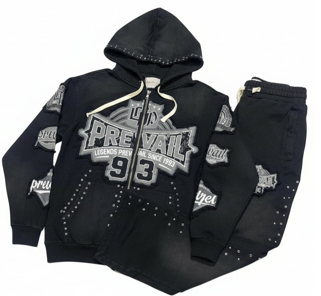 Legends Prevail Sweatsuit BLACK/GREY