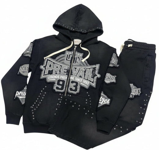 Legends Prevail Sweatsuit BLACK/GREY