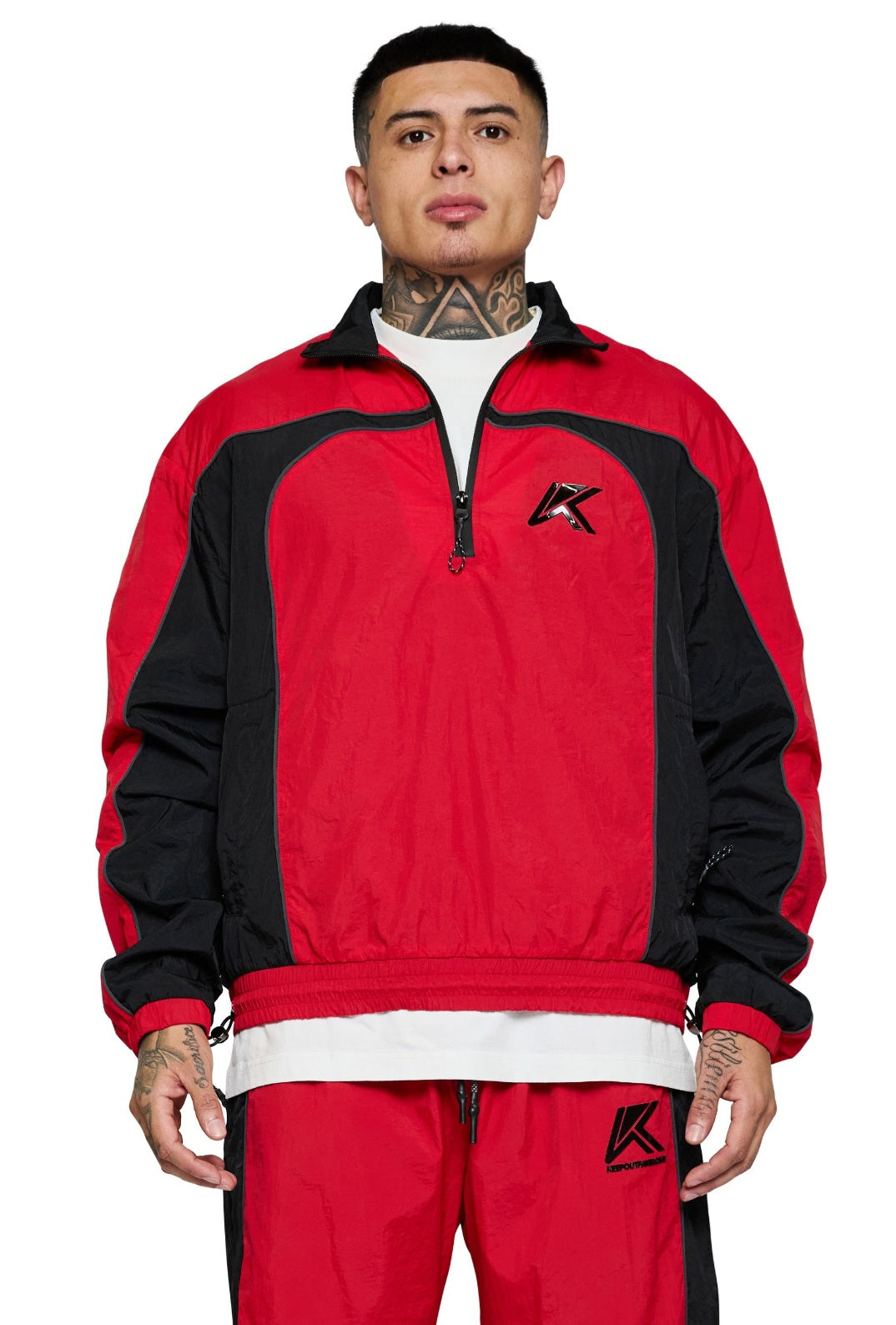 SHORT TRACK SUIT RED
