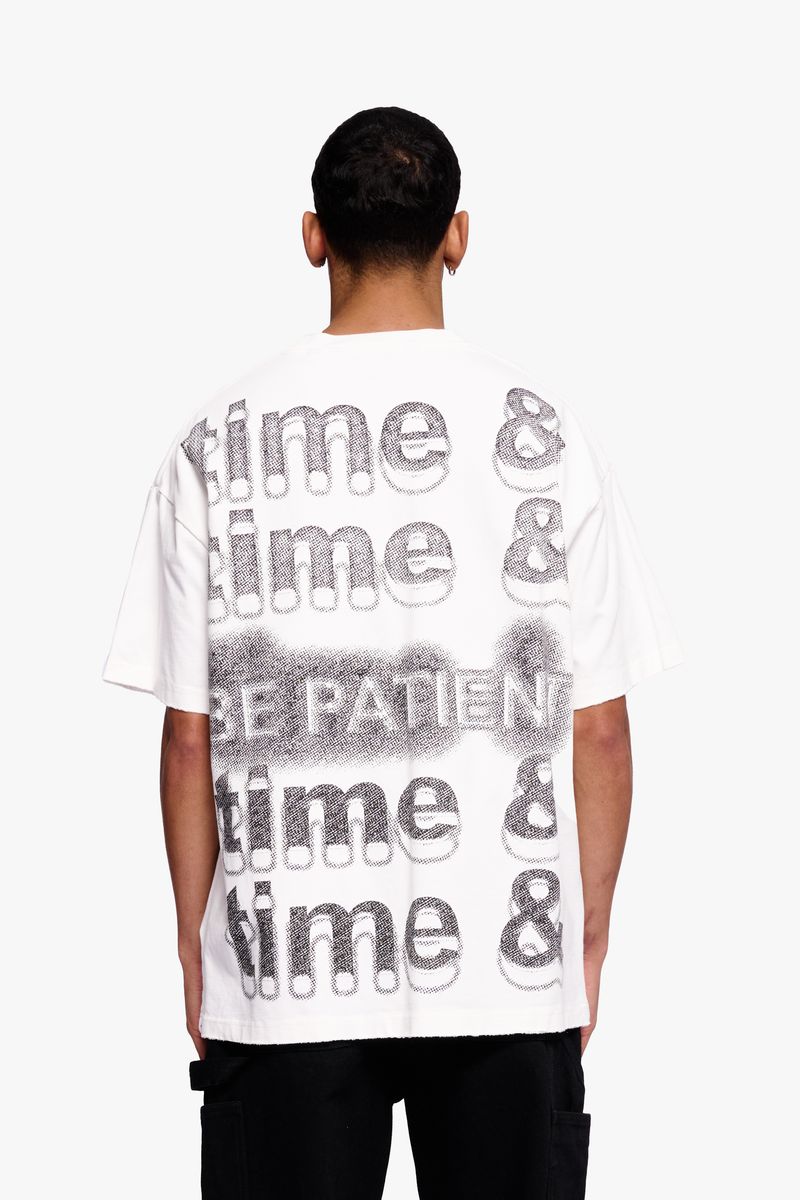 "TIME & PATIENCE" WHITE