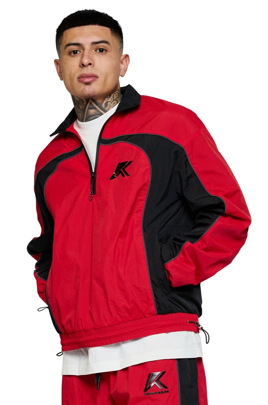 SHORT TRACK SUIT RED