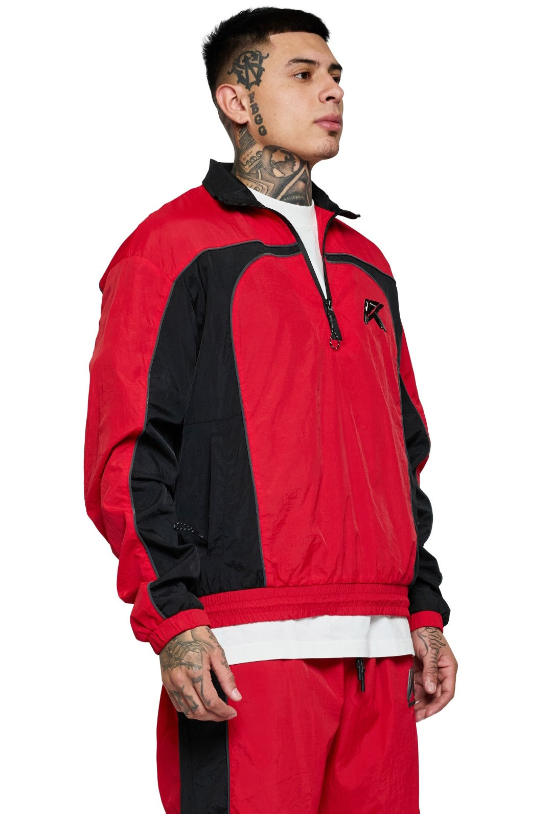 SHORT TRACK SUIT RED