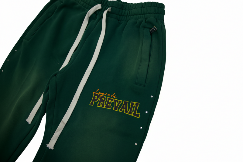 LEGENDS PREVAIL  SWEAT SUITS GREEN/ORANGE/YELLOW