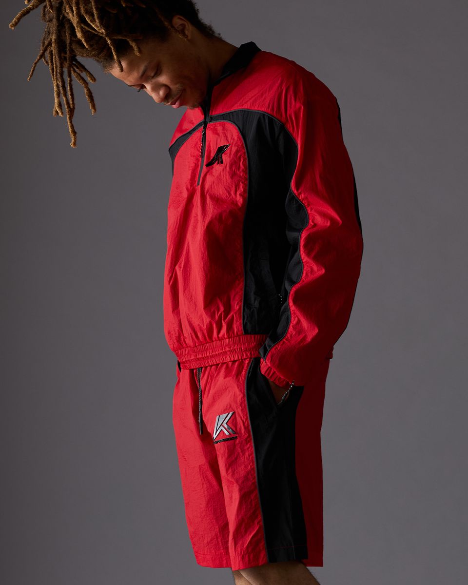 SHORT TRACK SUIT RED